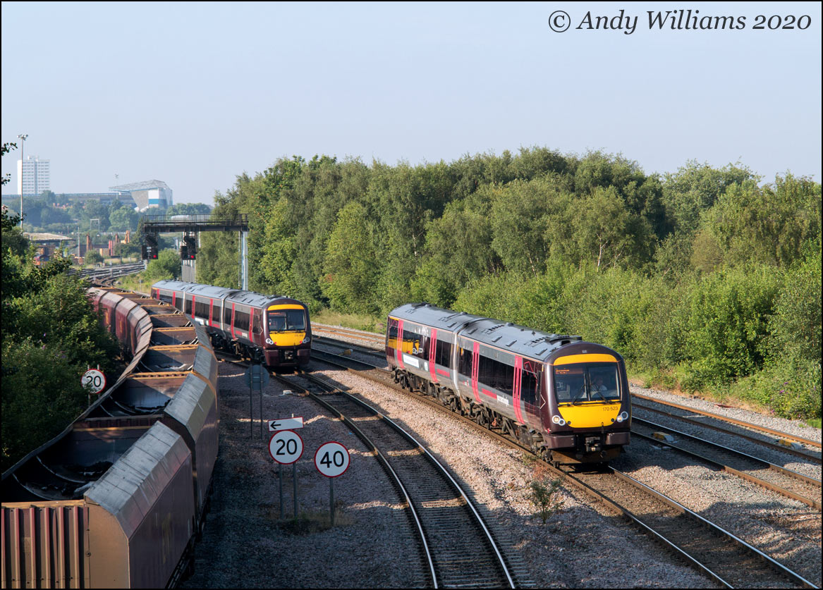 170523 at Saltley Viaduct
