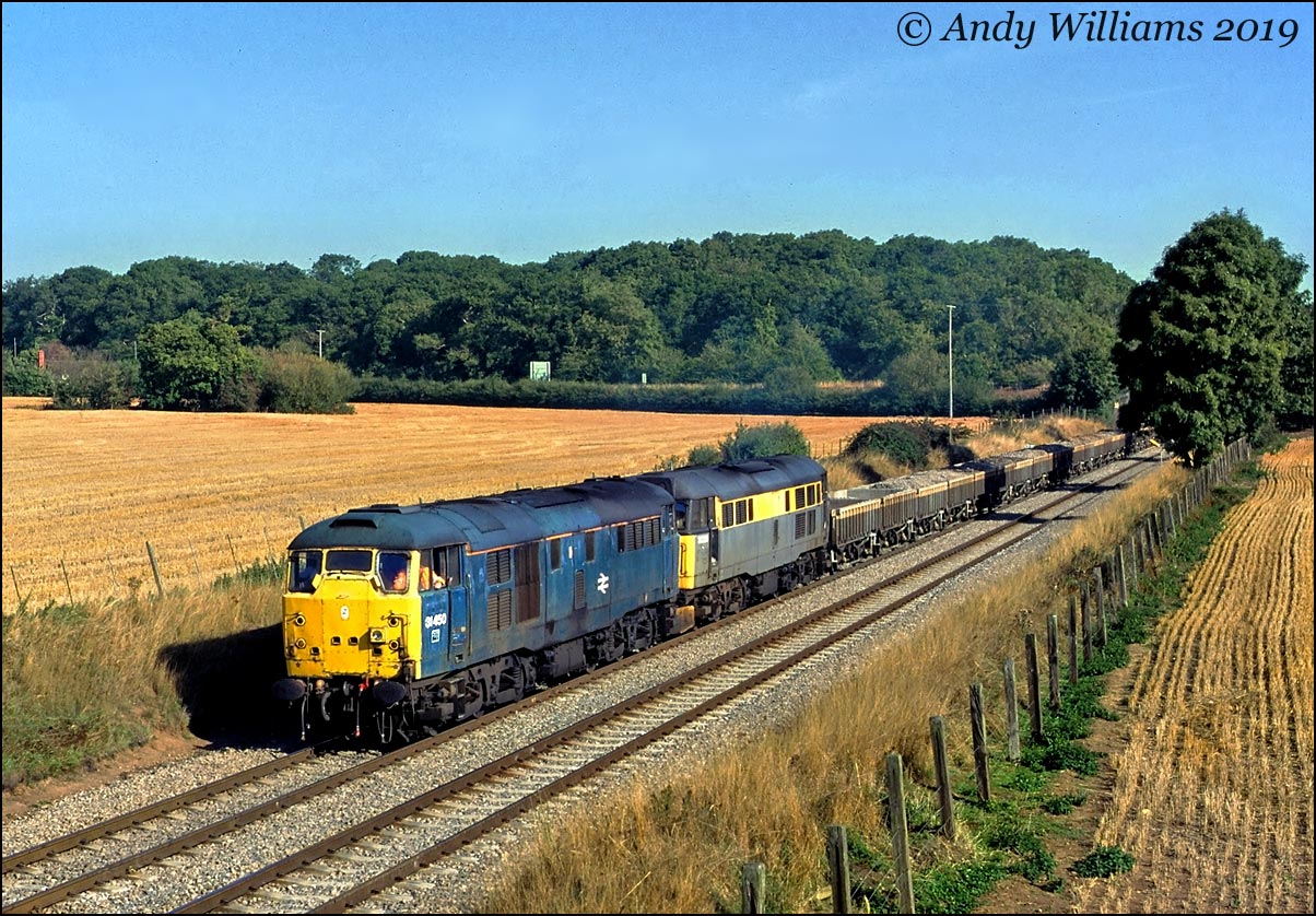 31450 and 31229 at Spetchley