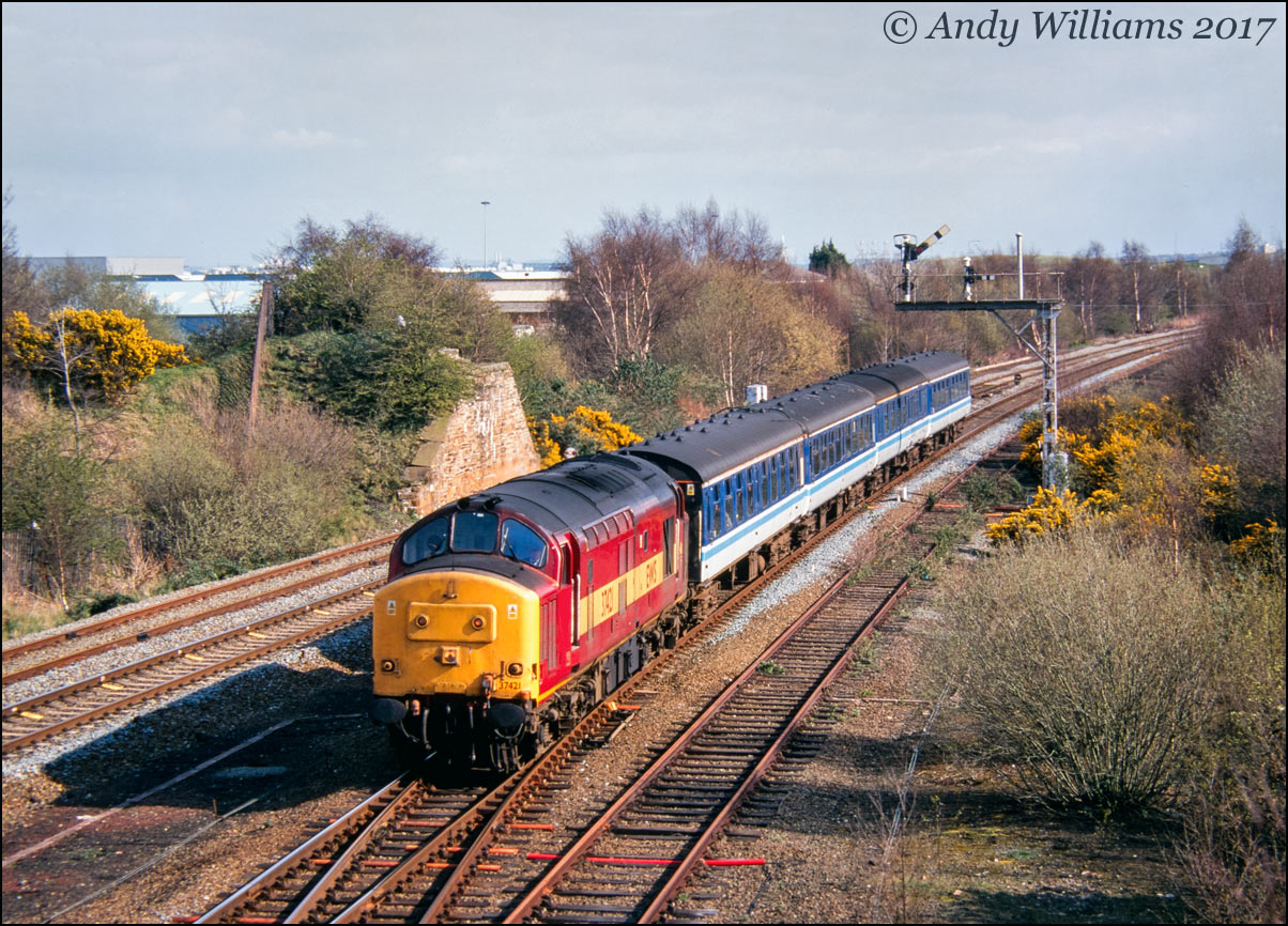 37421 at Holywell Jct