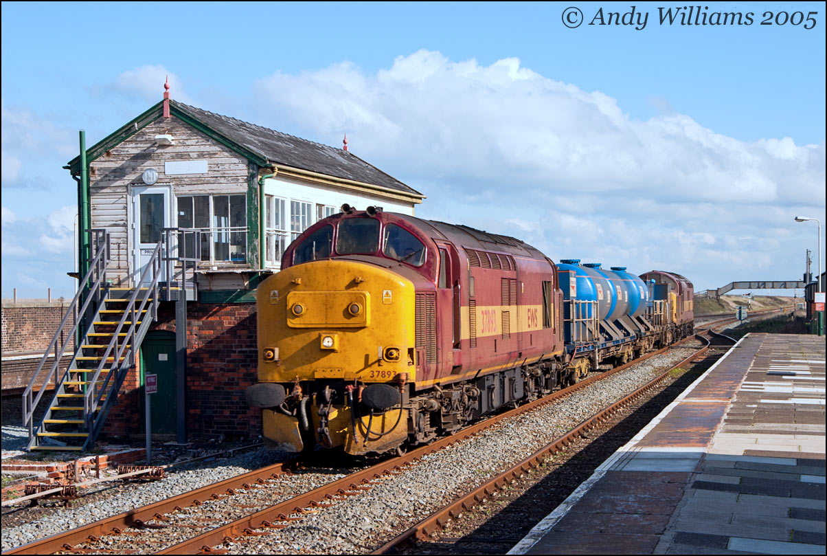 37893 and 37706 at Abergele