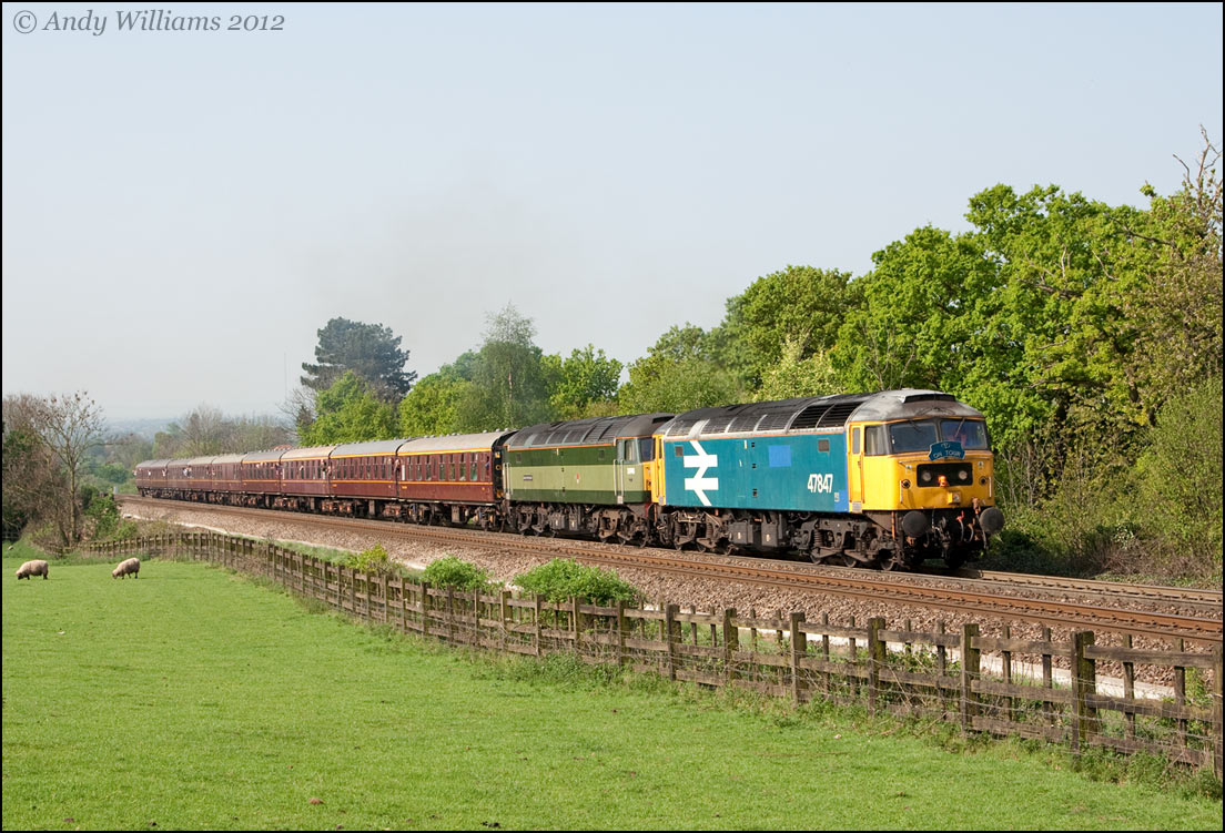 47847 and 47815 climbing the Lickey incline
