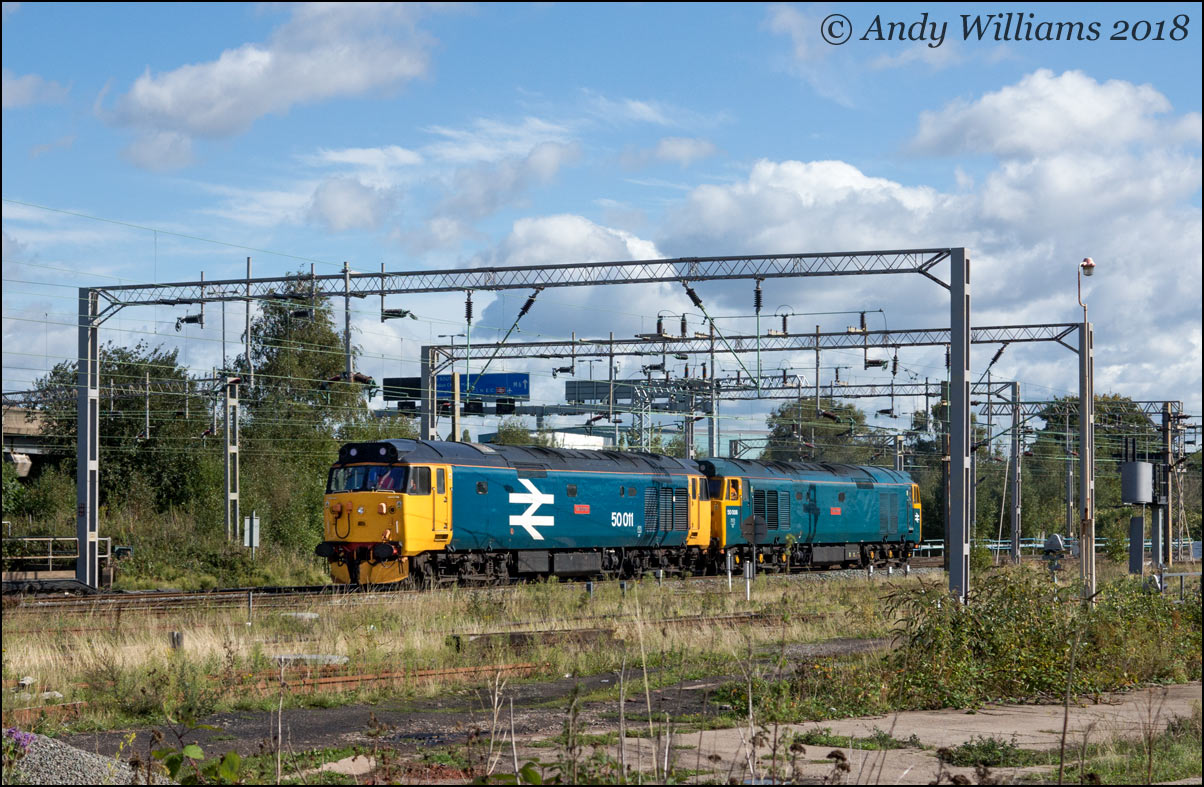 50049 and 50007 at Bescot