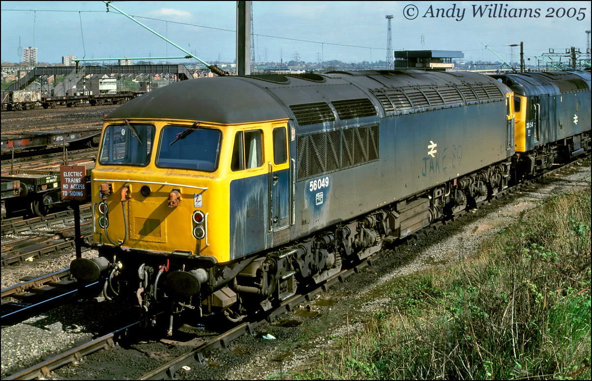 56049 and 25154 at Bescot