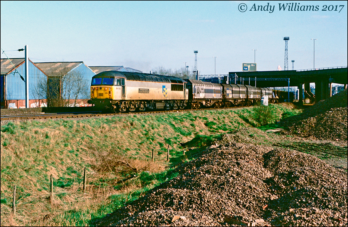 56053 on Bescot Curve
