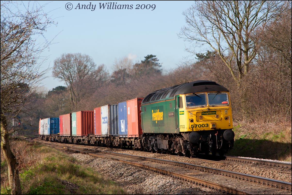 57003 near Whitacre Jct