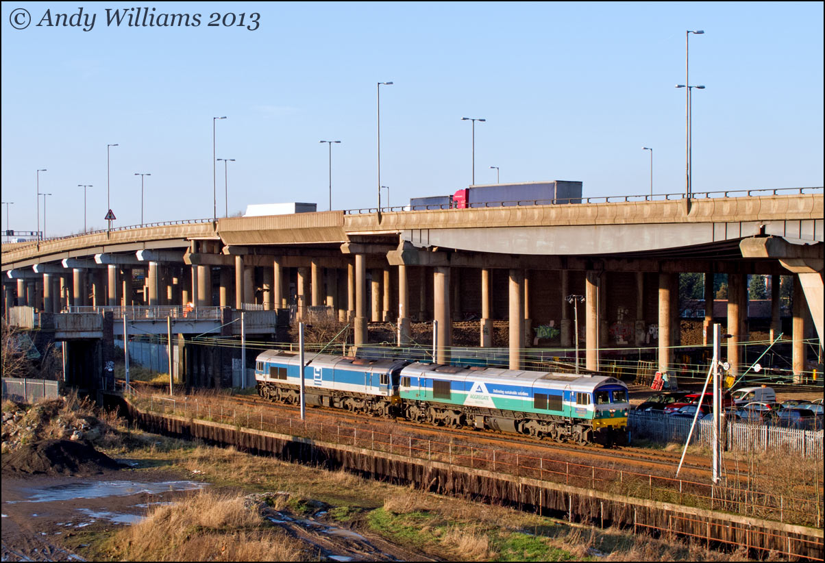 59001 and 59004 at Bescot