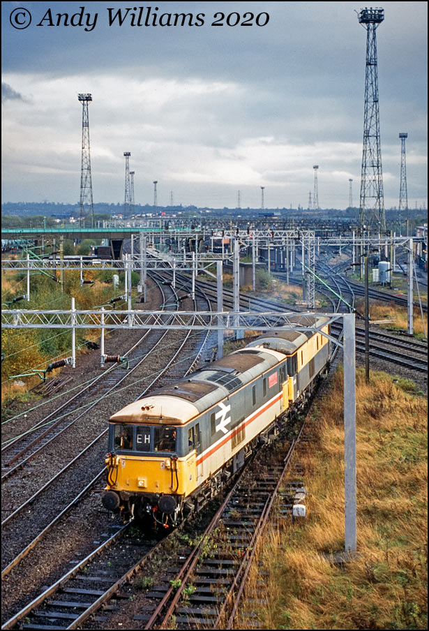 73134 and 73105 at Bescot