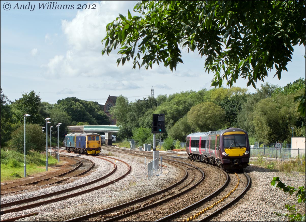 73208 and 73212 at Whitacre Jct