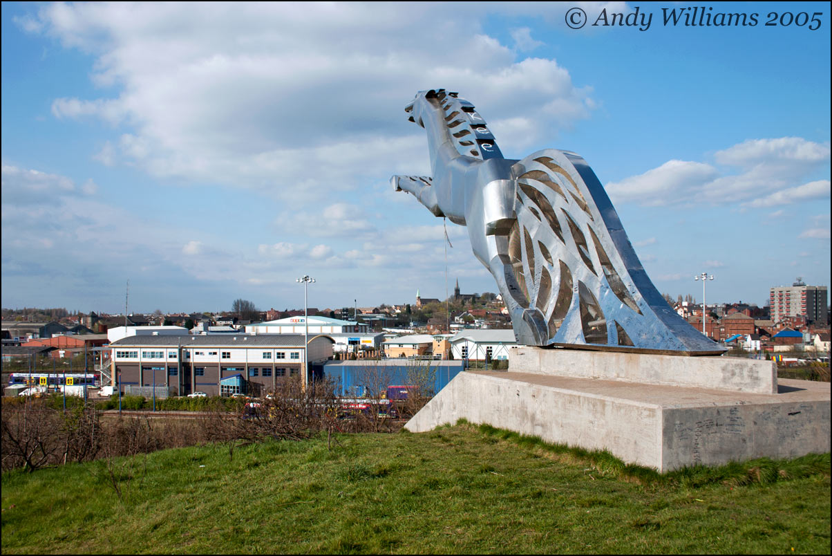 Statue of Sleipnir at Wednesbury