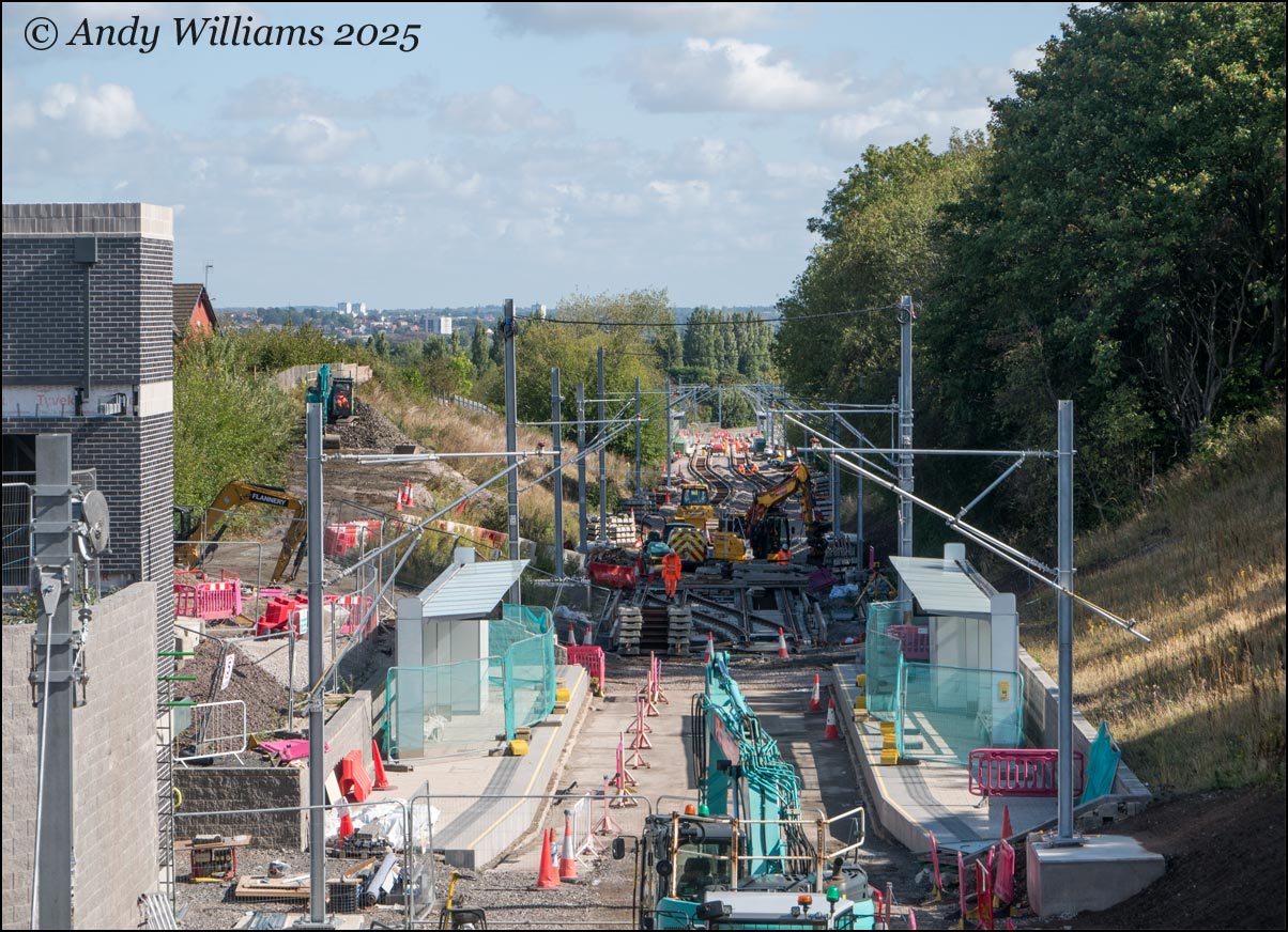 Metro works viewed from Tipton Road, Dudley