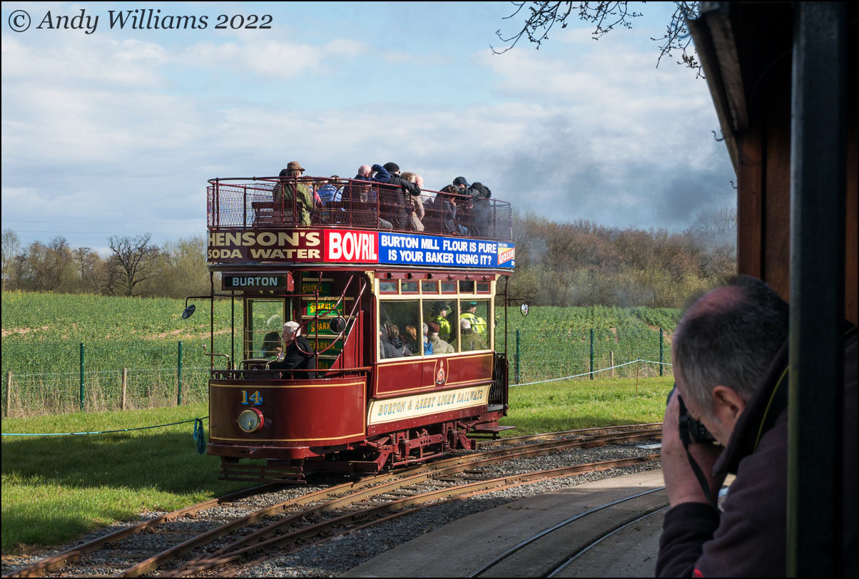 Tram 14 at Statfold Barn