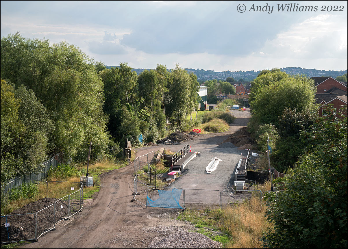 New bridge over the Walsall canal at Great Bridge