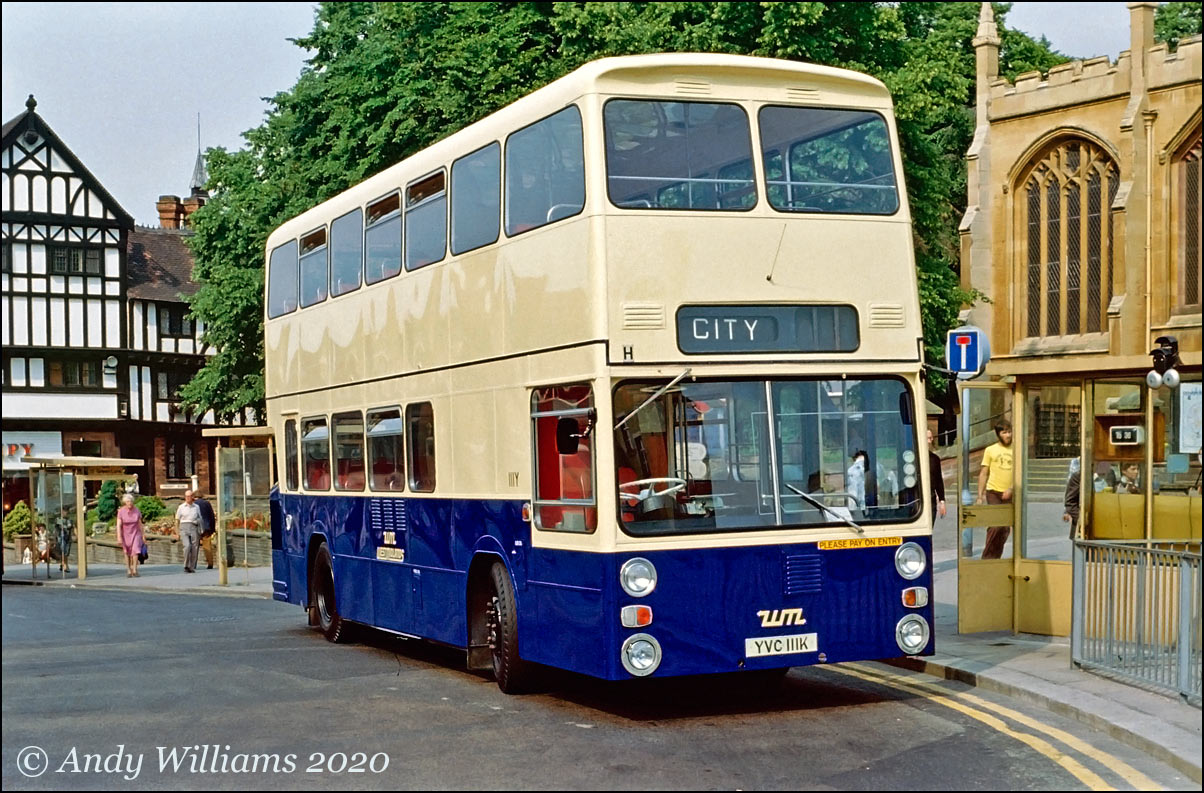 111Y in Coventry City centre
