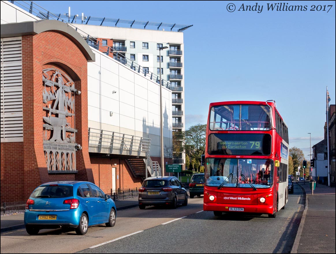 Transbus Trident 4551 in Wednesbury