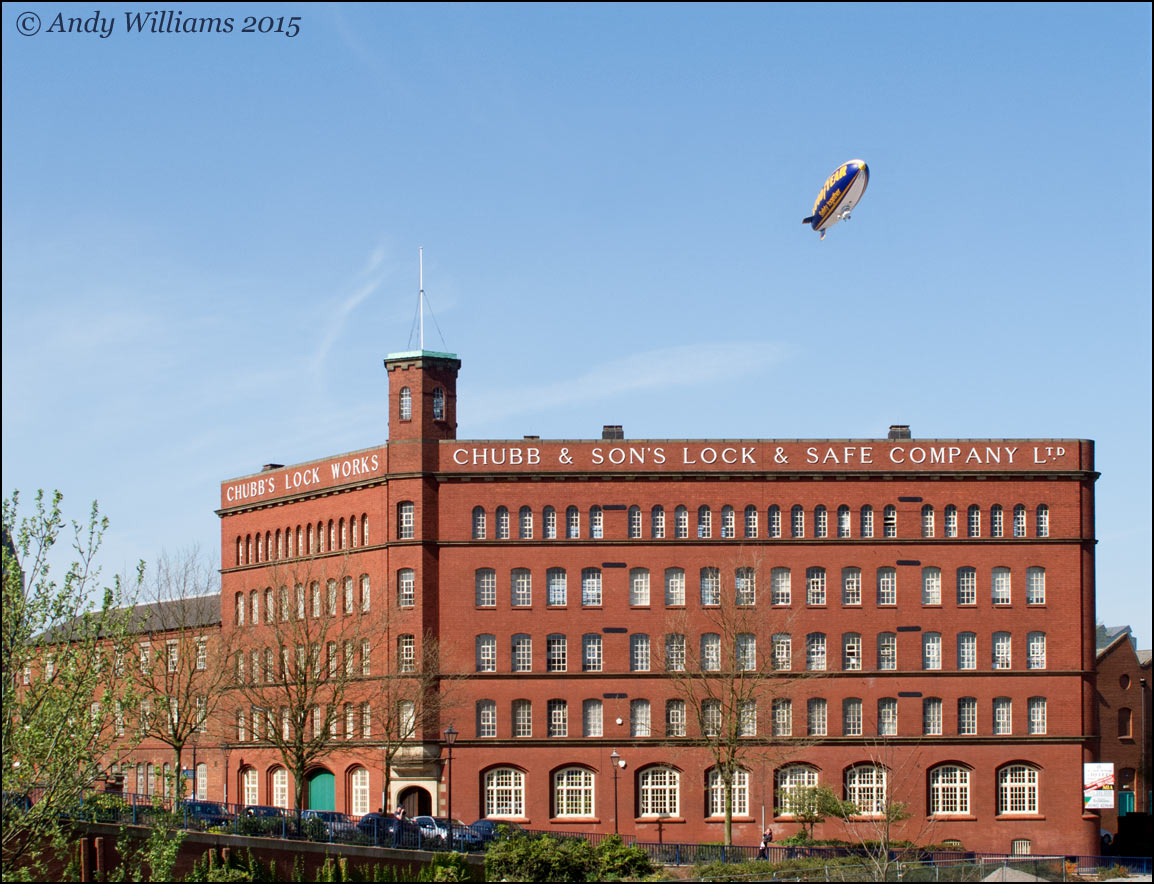 Airship over Wolverhampton