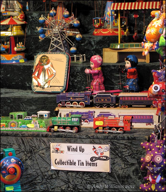 Birmingham Frankfurt market, tin models