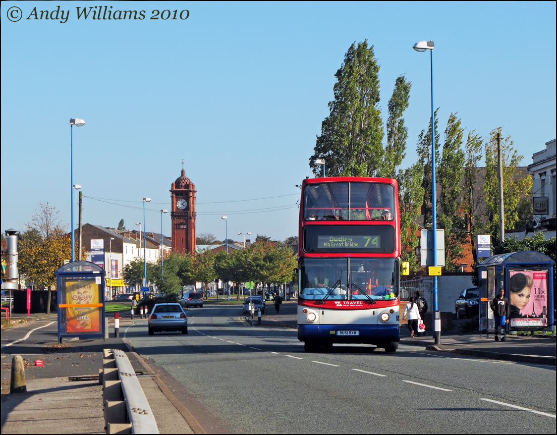 74 bus at Carters Green, West Bromwich
