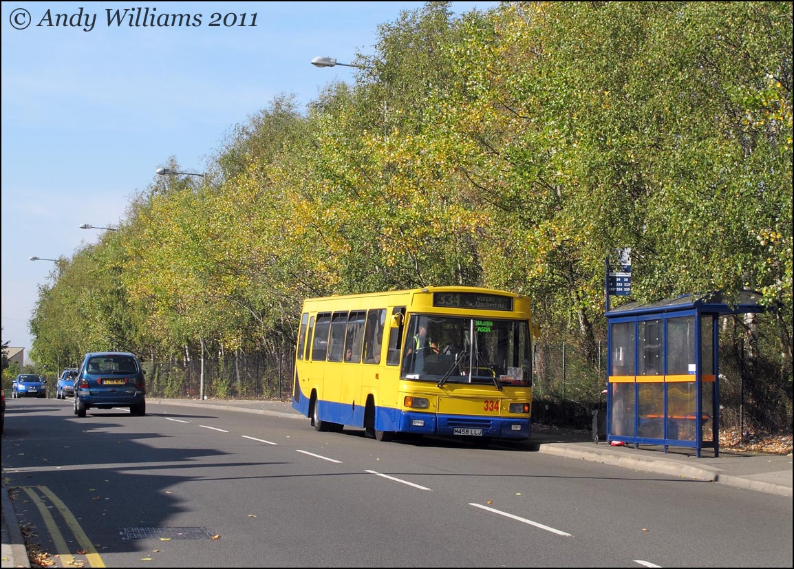 Sandwell Travel M458 LLJ near Pleck, Walsall