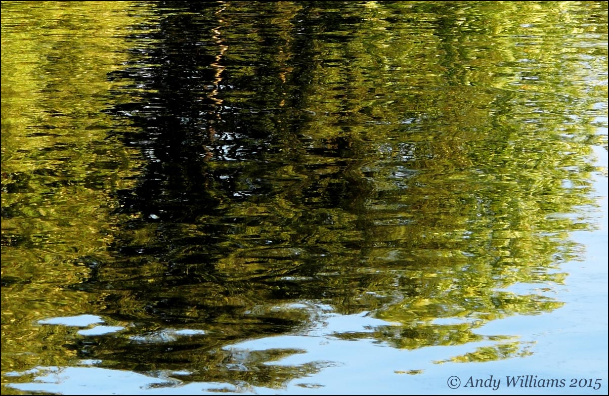 Reflections on Hydes Road pool, Wednesbury