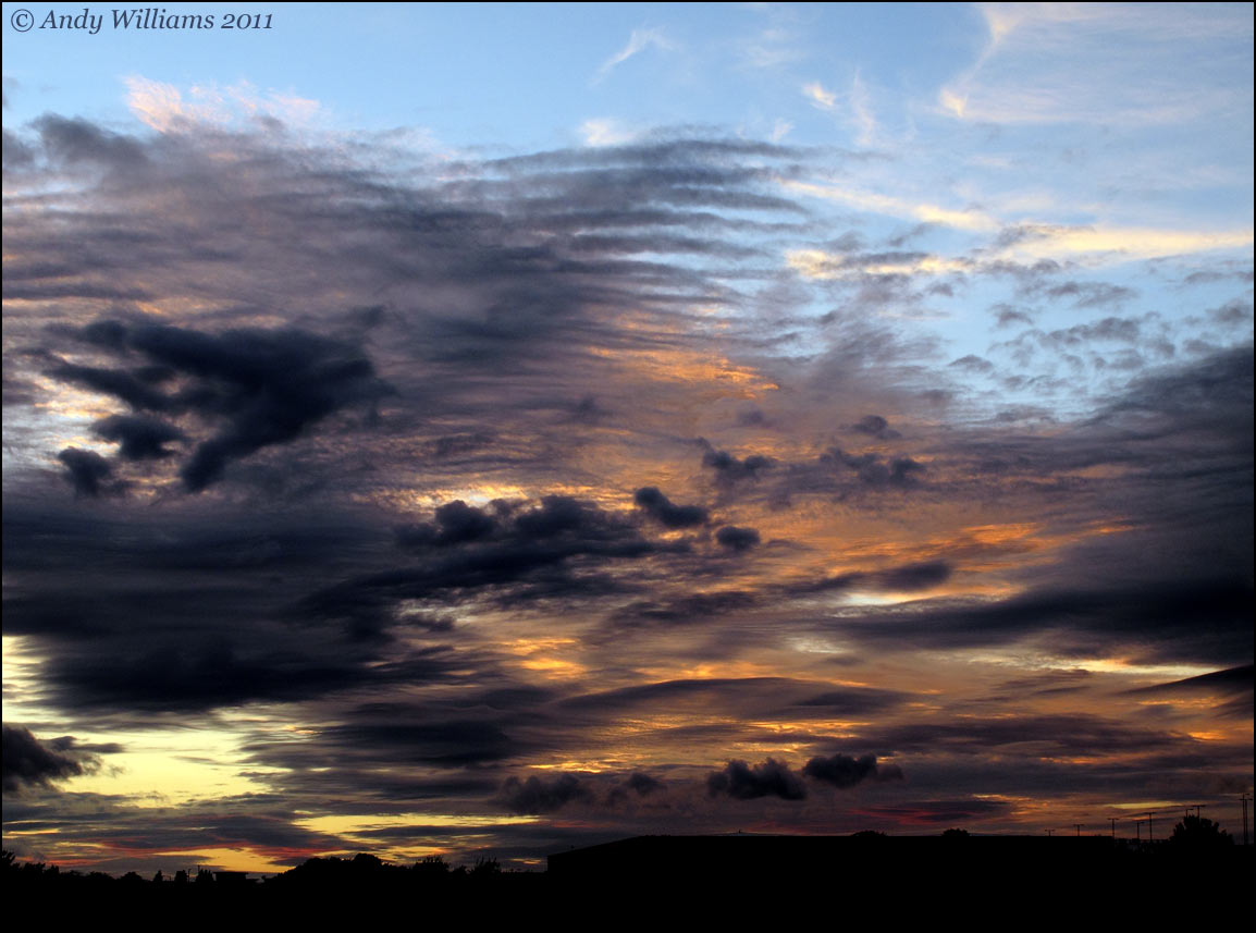 Sunset over Wednesbury