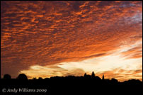 Sunset over Wednesbury