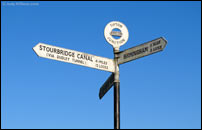 Tipton Junction canal sign