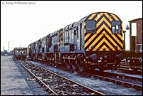 Class 08s at Swansea East Dock
