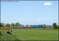 50050 and 50007 near Admaston, Wellington