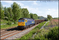 57005 at Dosthill, near Tamworth