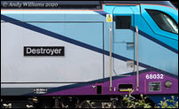 "Destroyer" nameplate on 68032