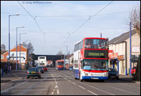 Tram 16 at Monmore Green