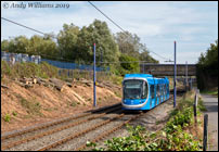 Tram 20 at Kenrick Park